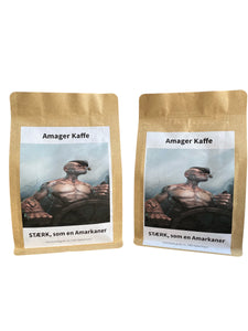AMAGER KAFFE:  2 bags of 250g whole bean *STRONG