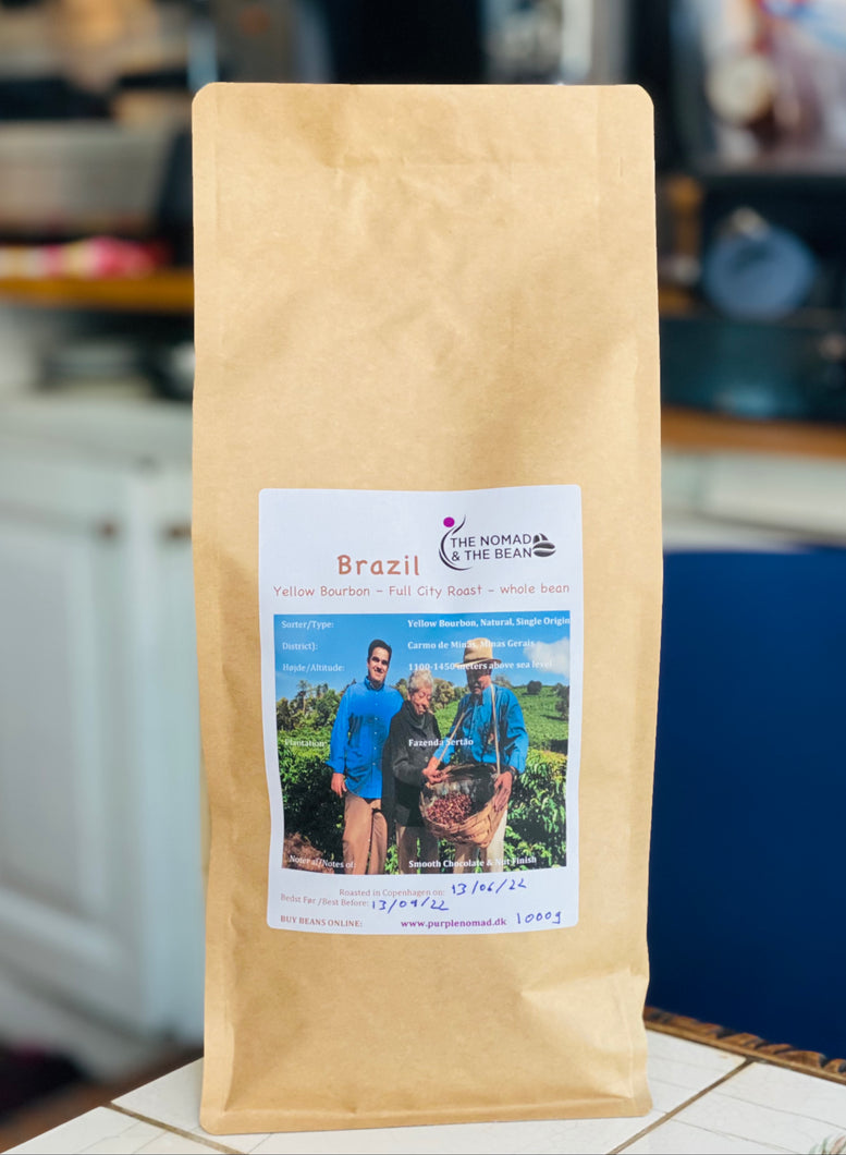 Brazil Single Origin 100% Arabica Yellow Bourbon Natural Specialty Coffee 1kg SCA 84 points